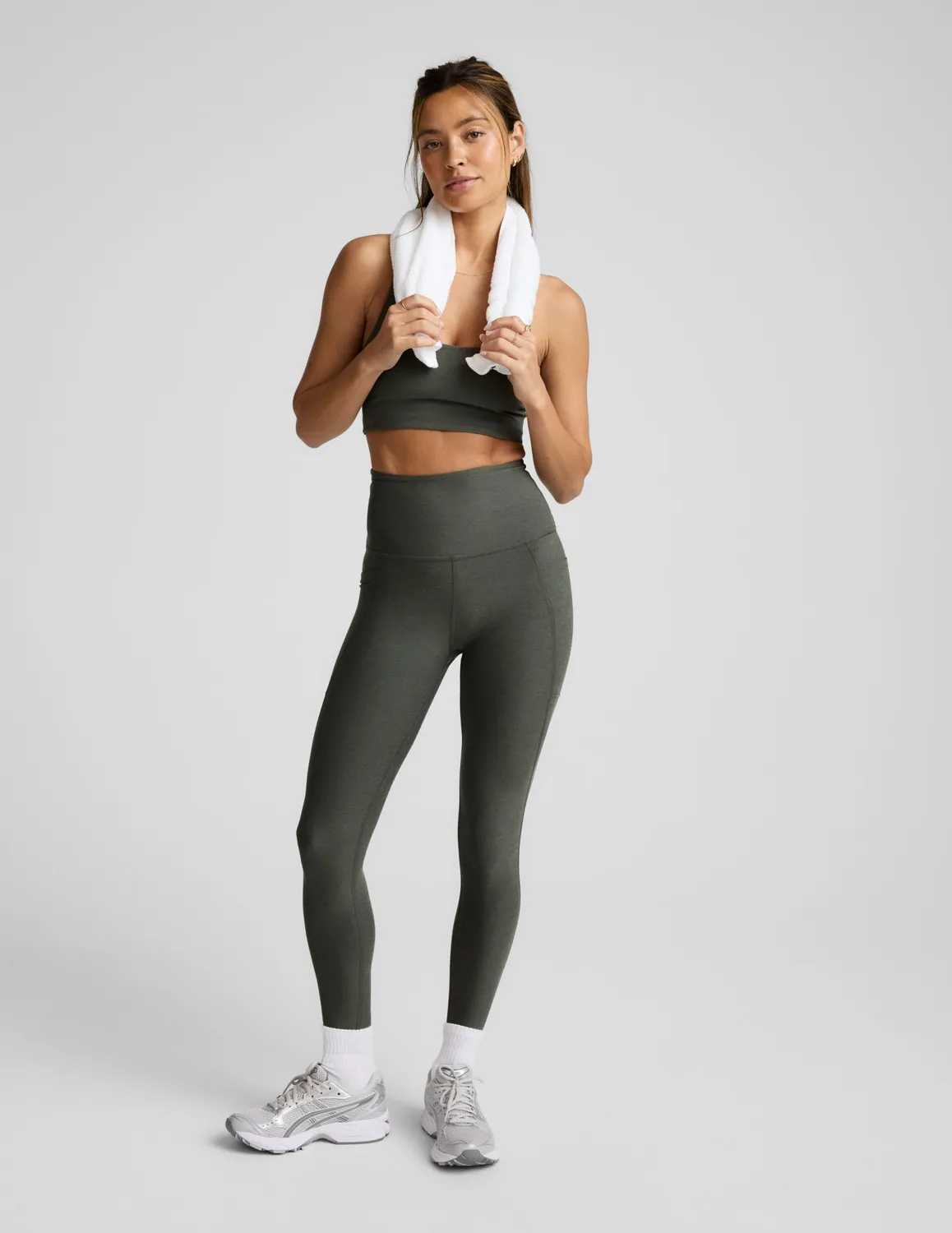 Beyond Yoga Spacedye Simplicity Long Line Bra 2.0 sportbh Dusty Forest medium