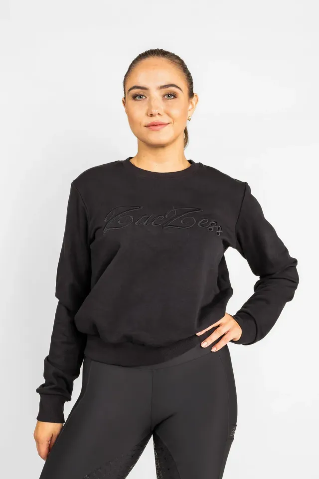 ZacZess Sweatshirt Black sweatshirt svart mjuk