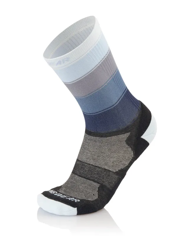 MB Wear Trail Sky Blue trailstrumpor blå M kompression