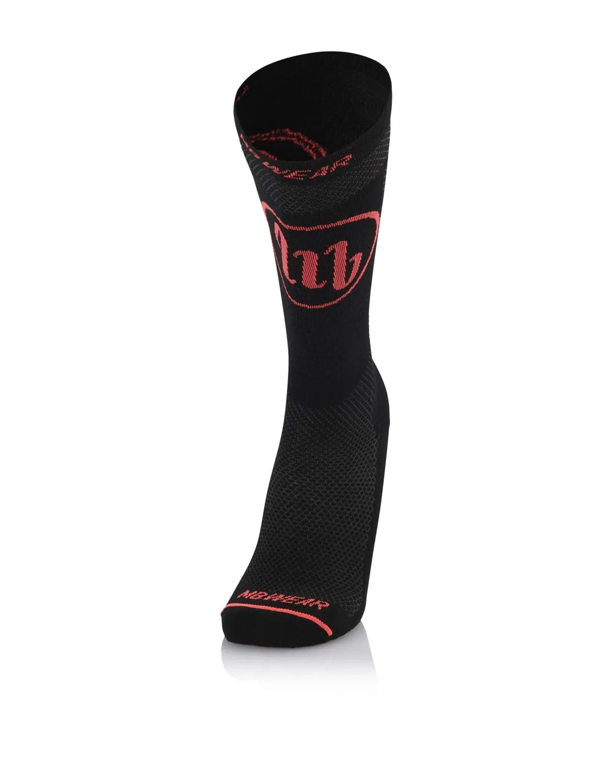 MB Wear Pro Gran Risa skidstrumpor svartröd ullmix