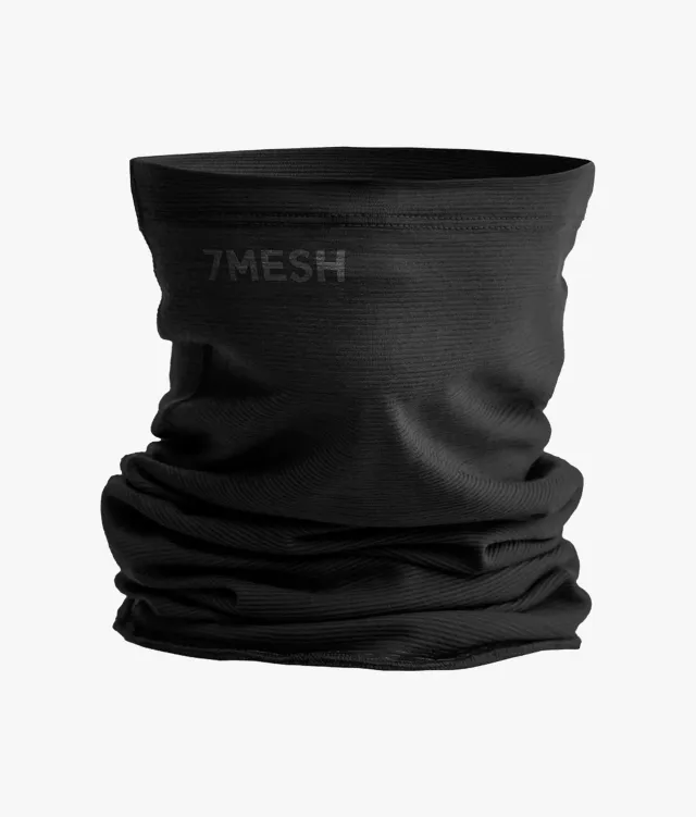 7MESH Desperado halsvärmare Black merino