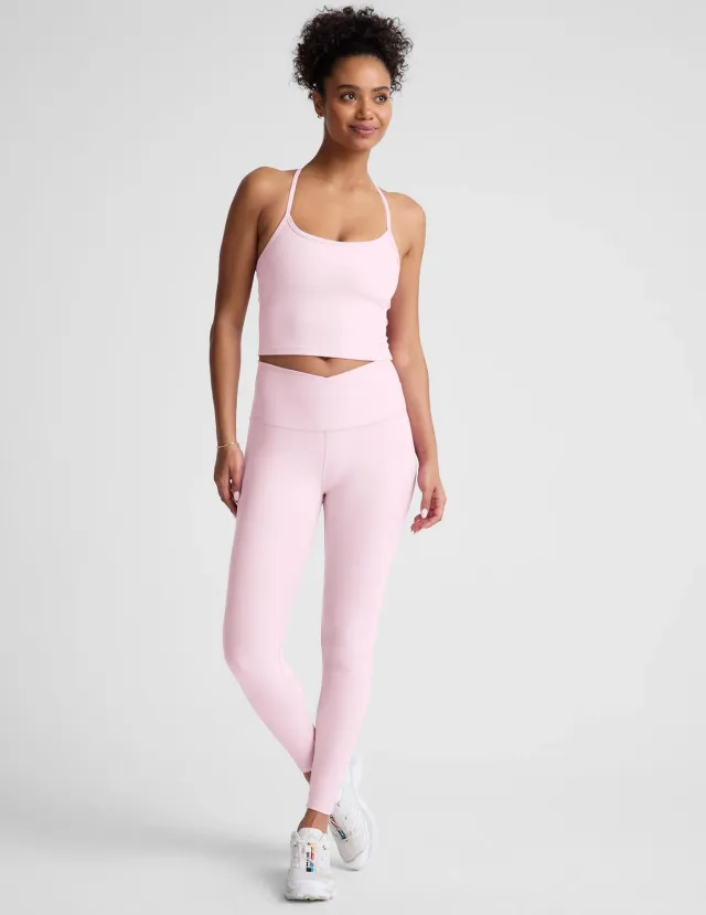 Beyond Yoga Spacedye At Your Leisure träningstights Frosty Pink hög midja