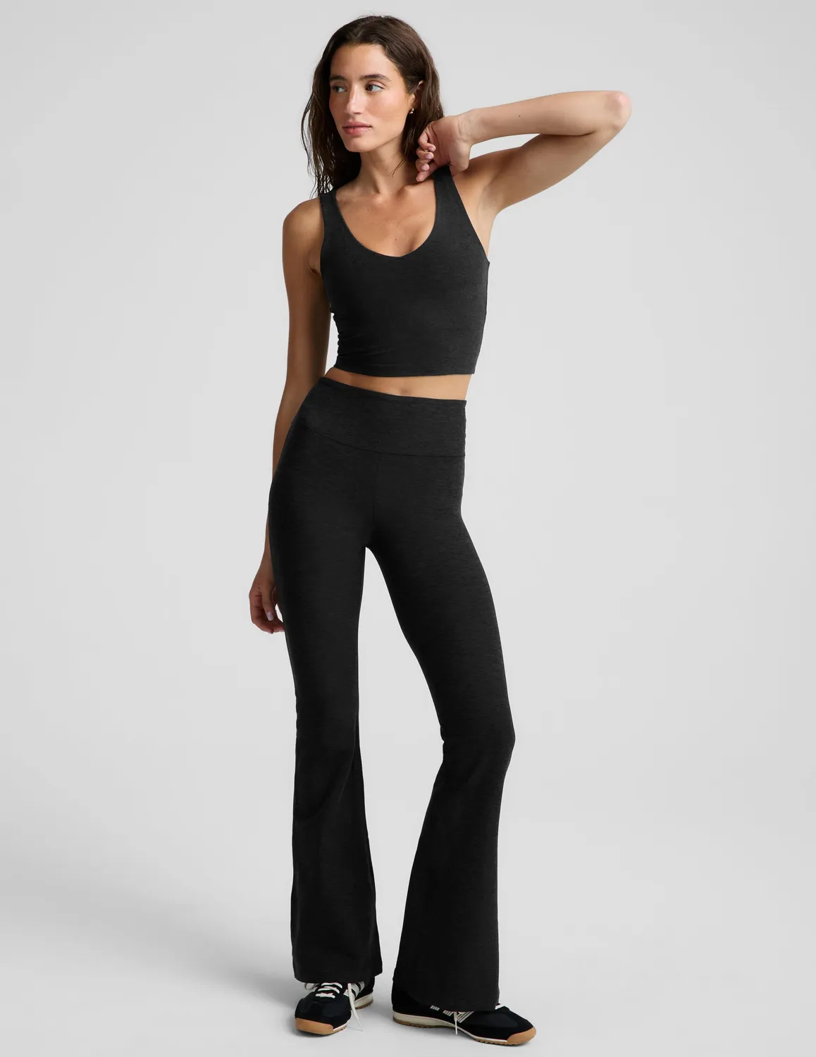 Beyond Yoga Spacedye Good Day Cropped Tank croptopp Darkest Night