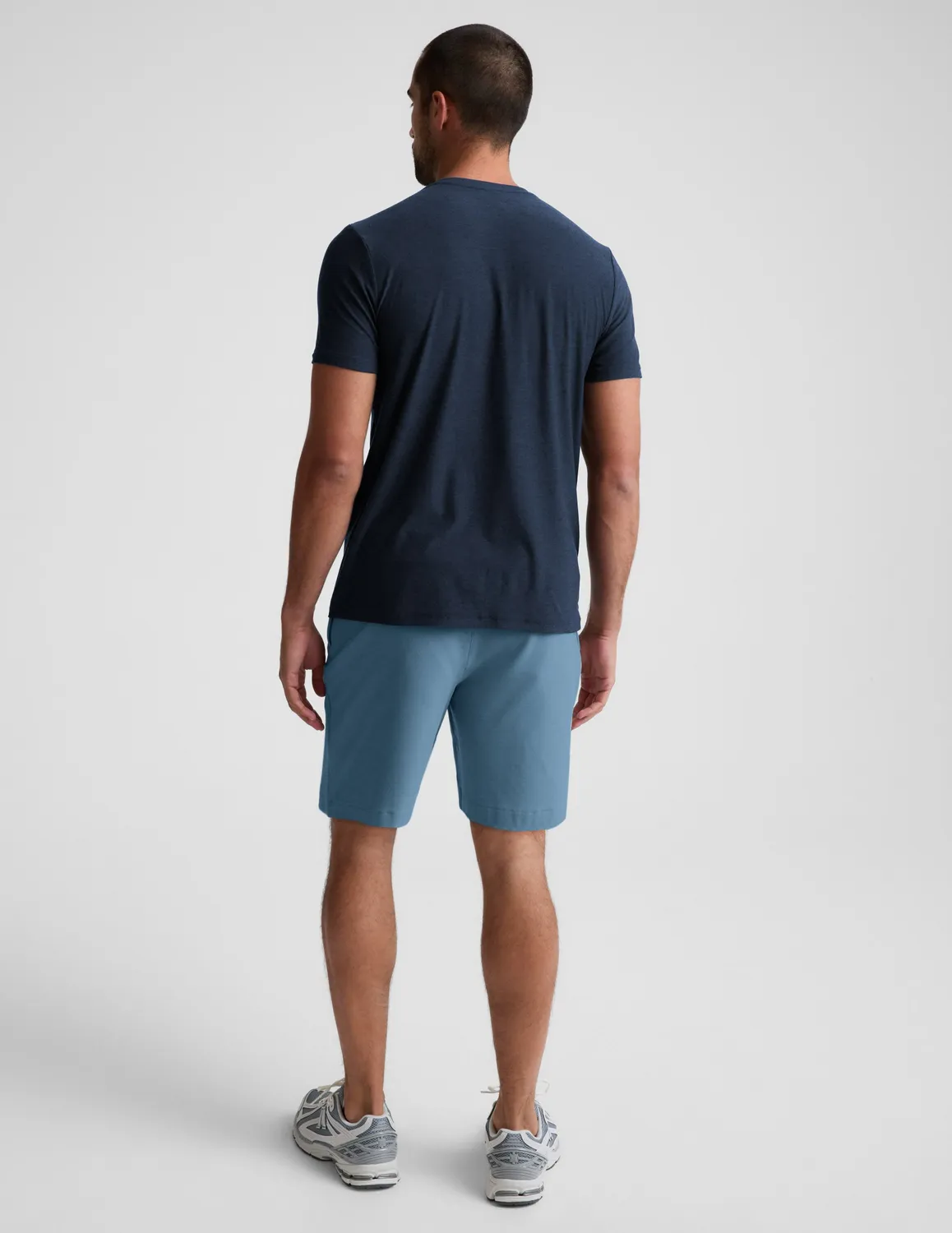 Beyond Yoga Spacedye Unlimited shorts Harbor Blue Heather 7 tum