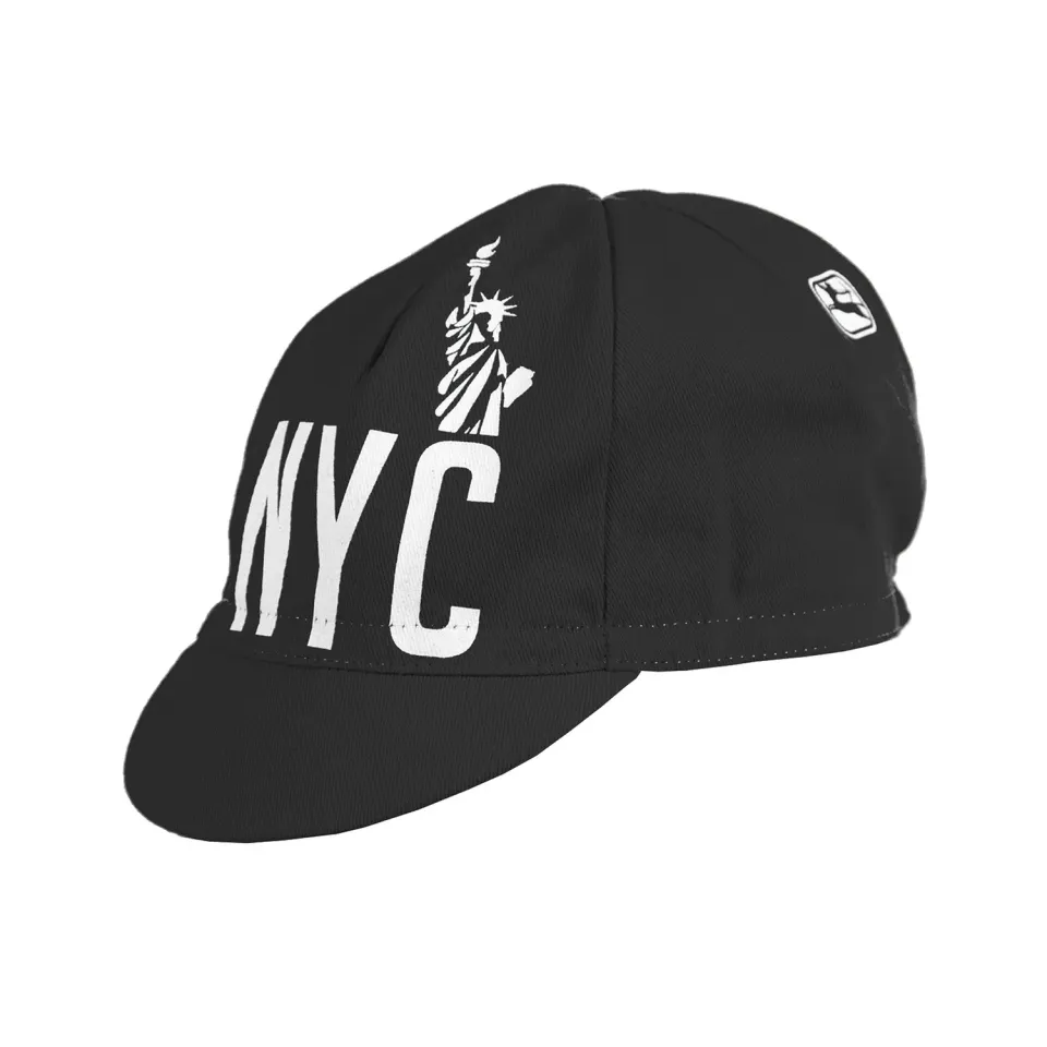 Giordana NYC Liberty cykelkeps svart bomull
