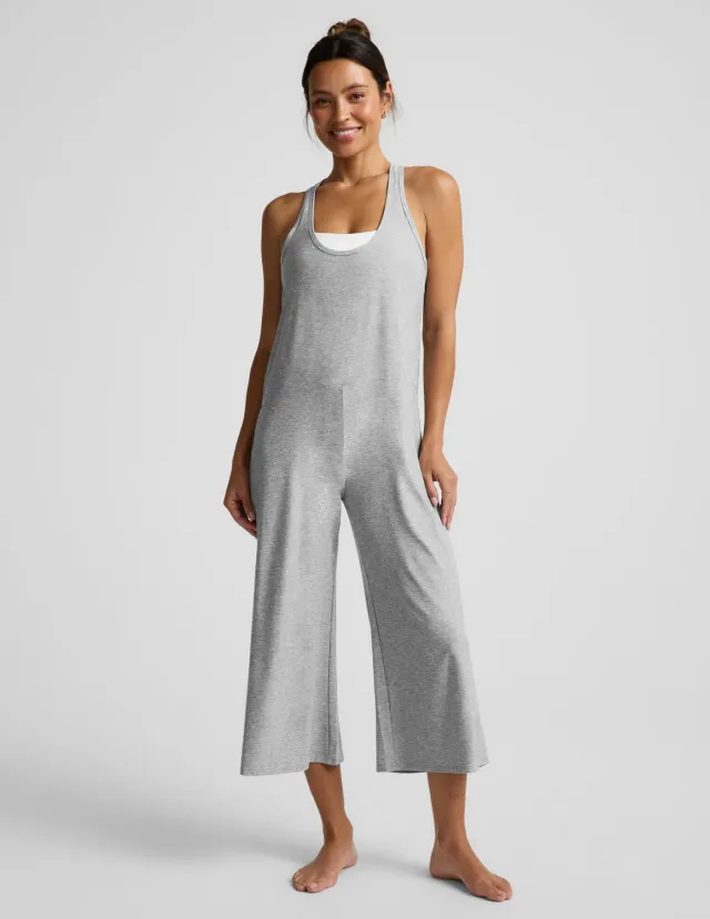 Beyond Yoga Featherweight Hang Loose Jumpsuit Silver Mist lös