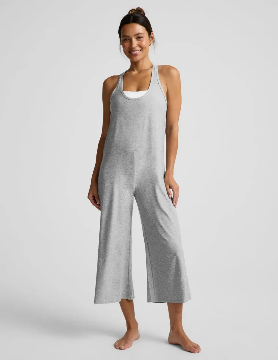 Beyond Yoga Featherweight Hang Loose Jumpsuit Silver Mist lös
