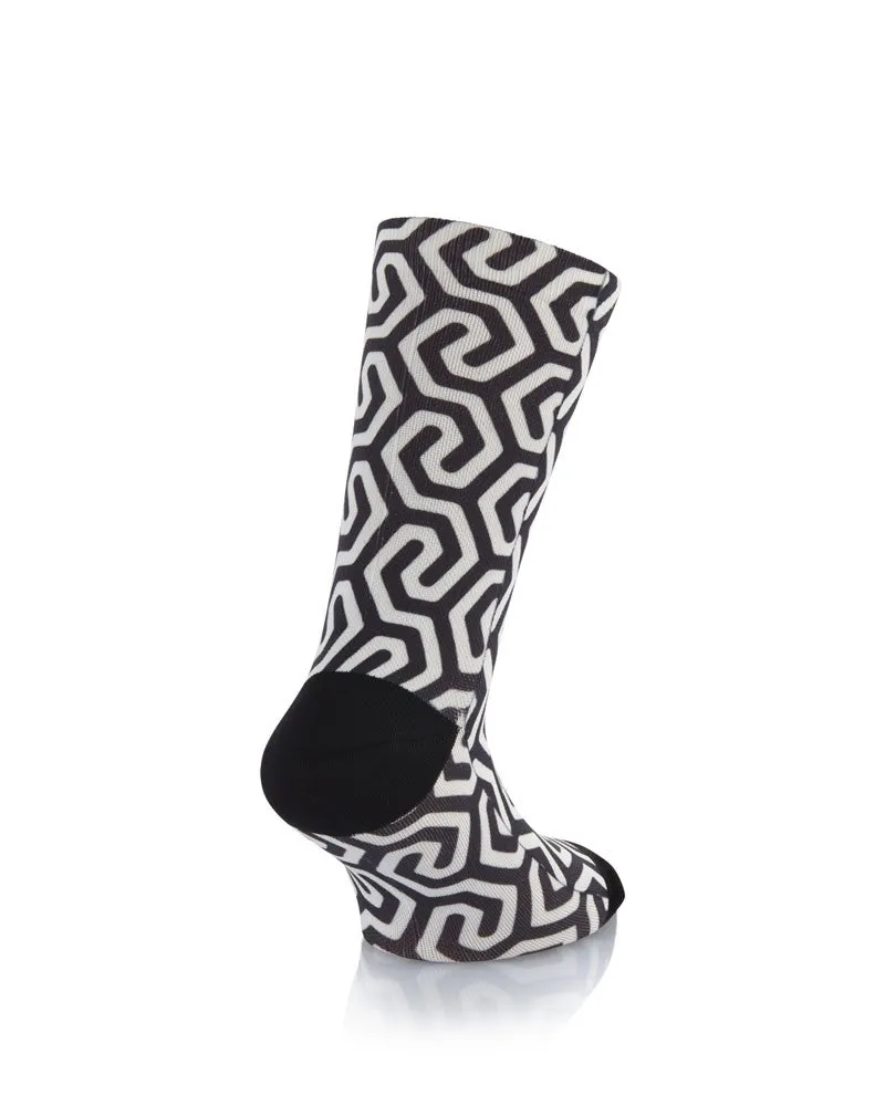 MB Wear Fun Kids Black and White barnstrumpor 32/36 mönstrad
