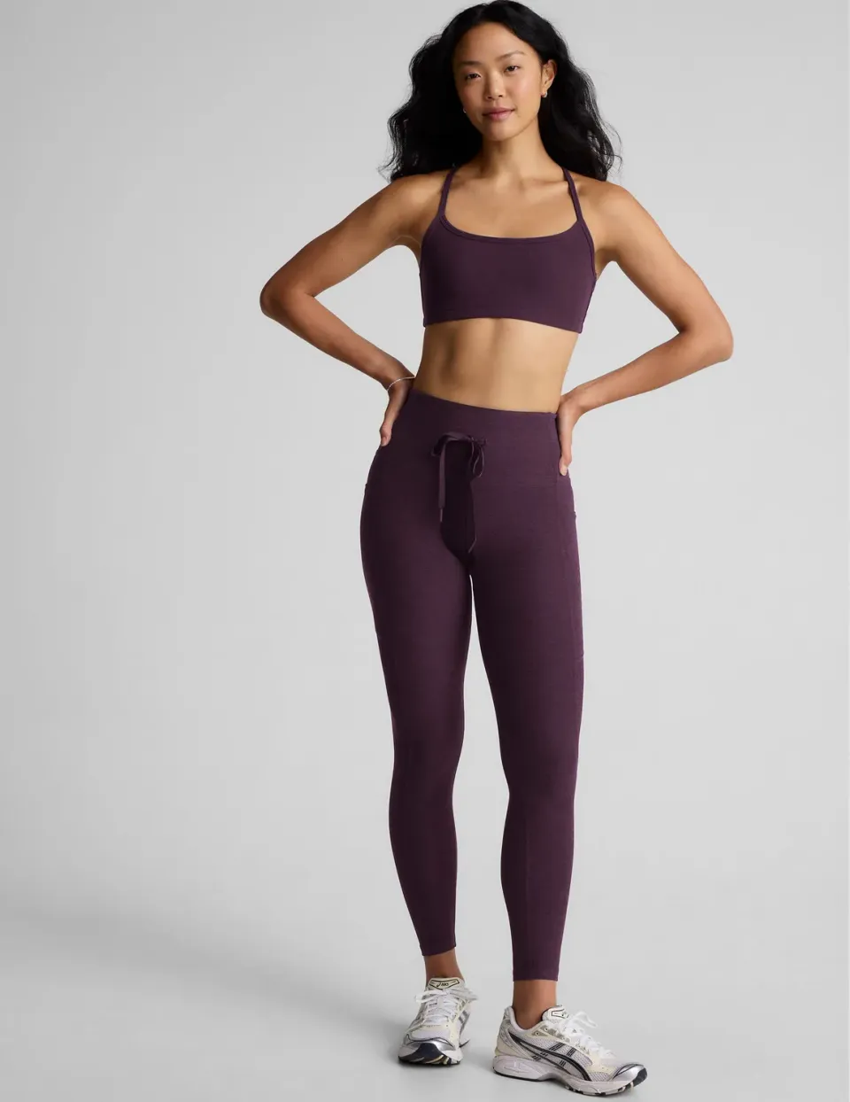 Beyond Yoga Spacedye Go Pocket Midi leggings lila med fickor