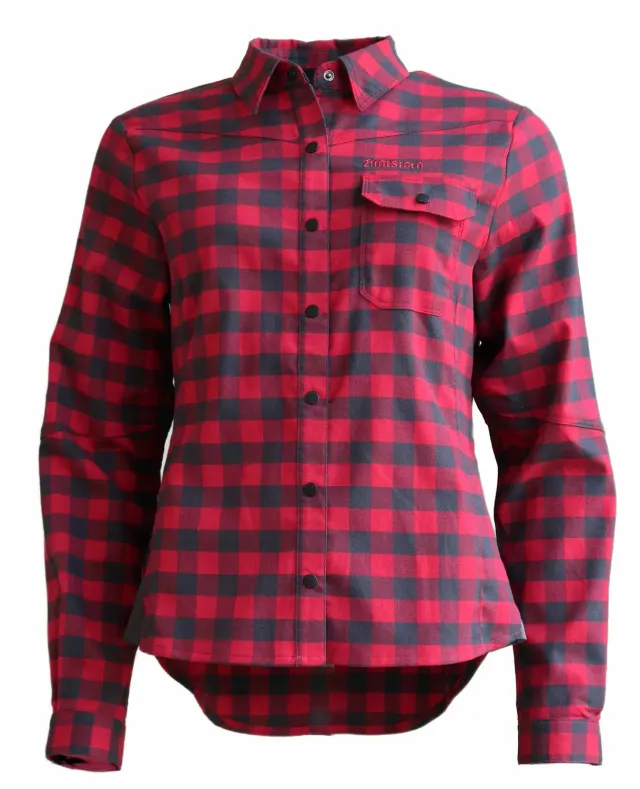 Zimtstern Timbaz Shirt flanellskjorta dam rutig stretch