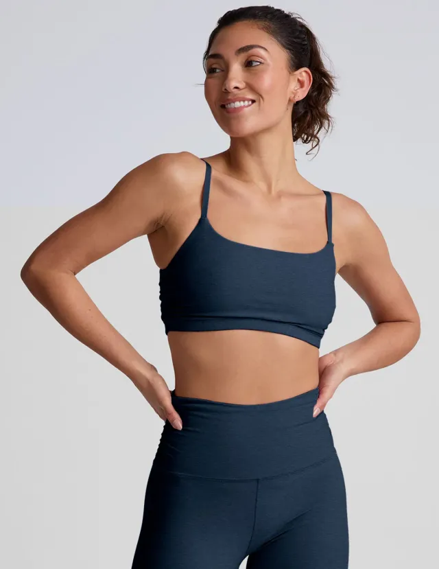 Beyond Yoga Spacedye Raise The Barre sport-bh Nocturnal Navy trådlös
