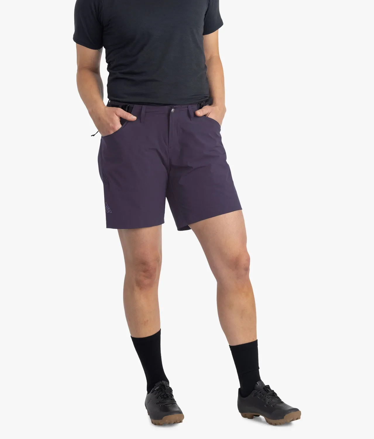 7MESH Farside Short 8" shorts dam svart stretch