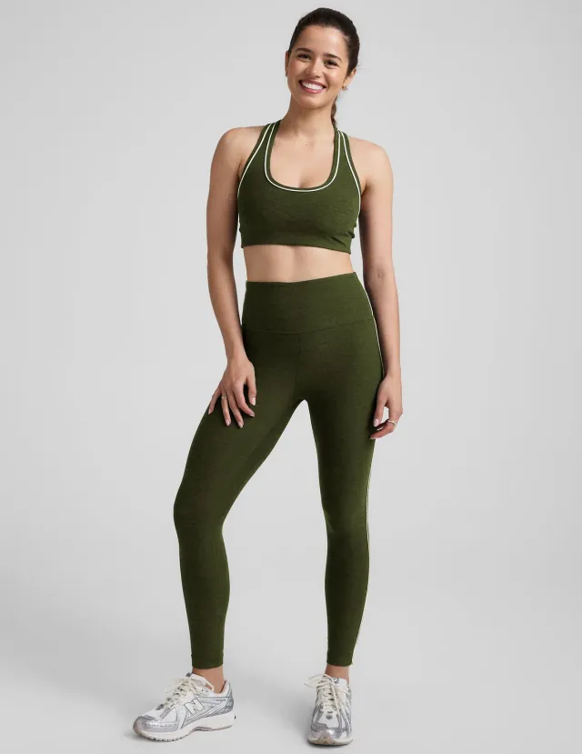 Beyond Yoga Spacedye Ready Midi Legging leggings Army Green melerad