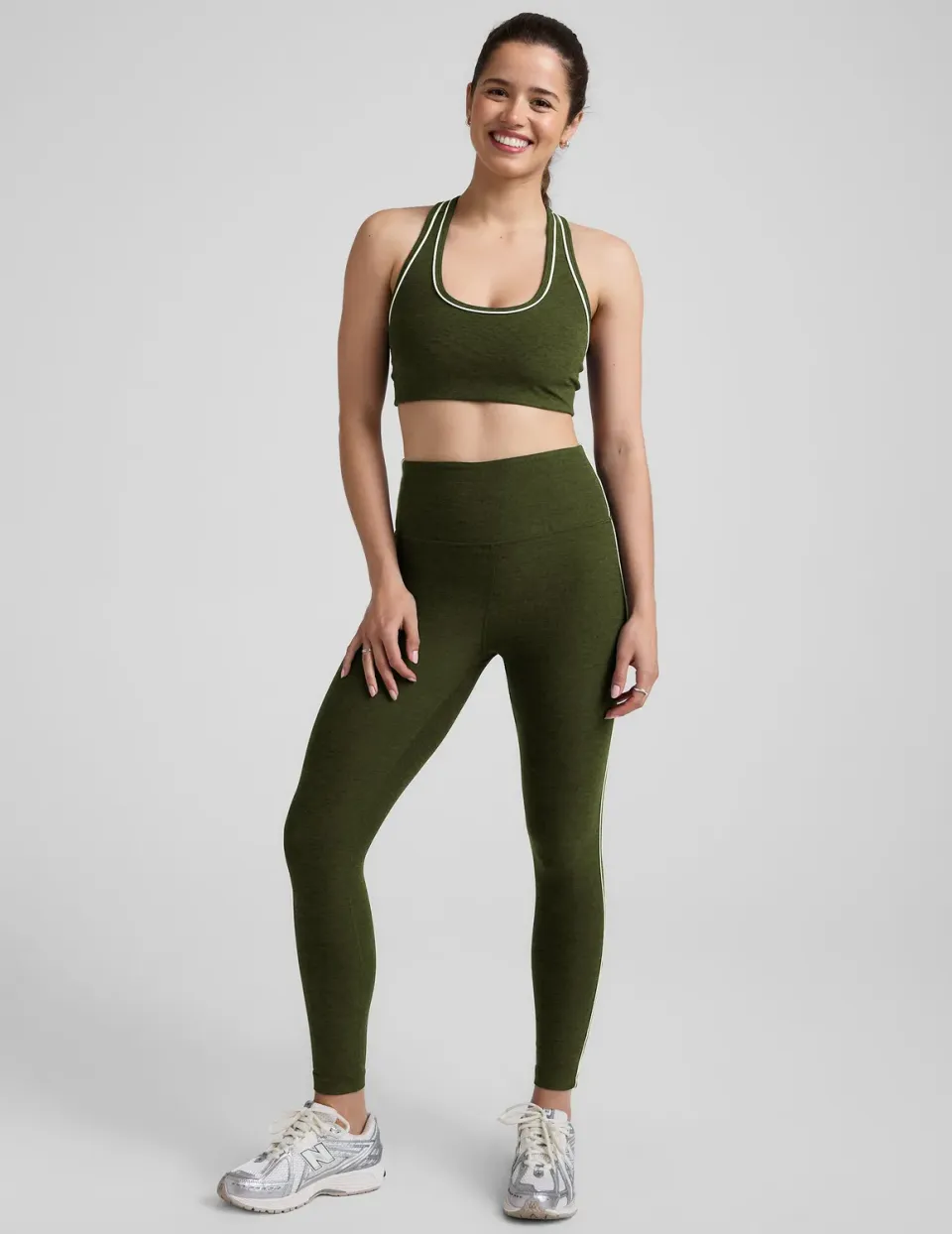Beyond Yoga Spacedye Ready Midi Legging leggings Army Green melerad