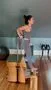Beyond Yoga Spacedye Raise The Barre linne Darkest Night med inbyggd bh