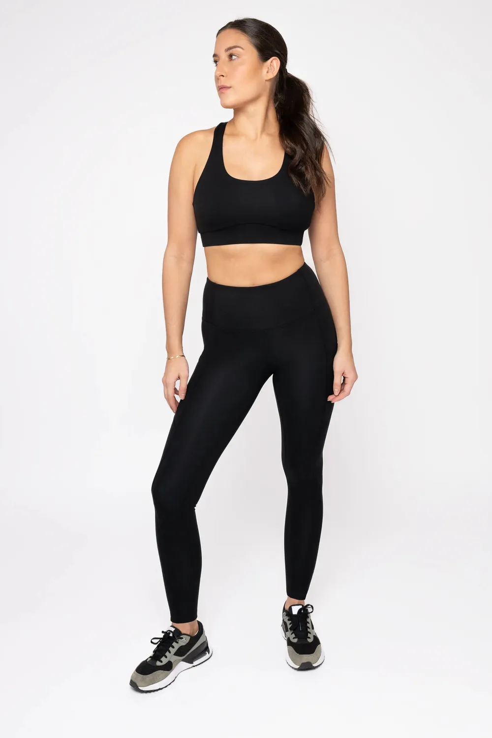 Tripulse Fitness Pro Tencel träningstights vinröd svala