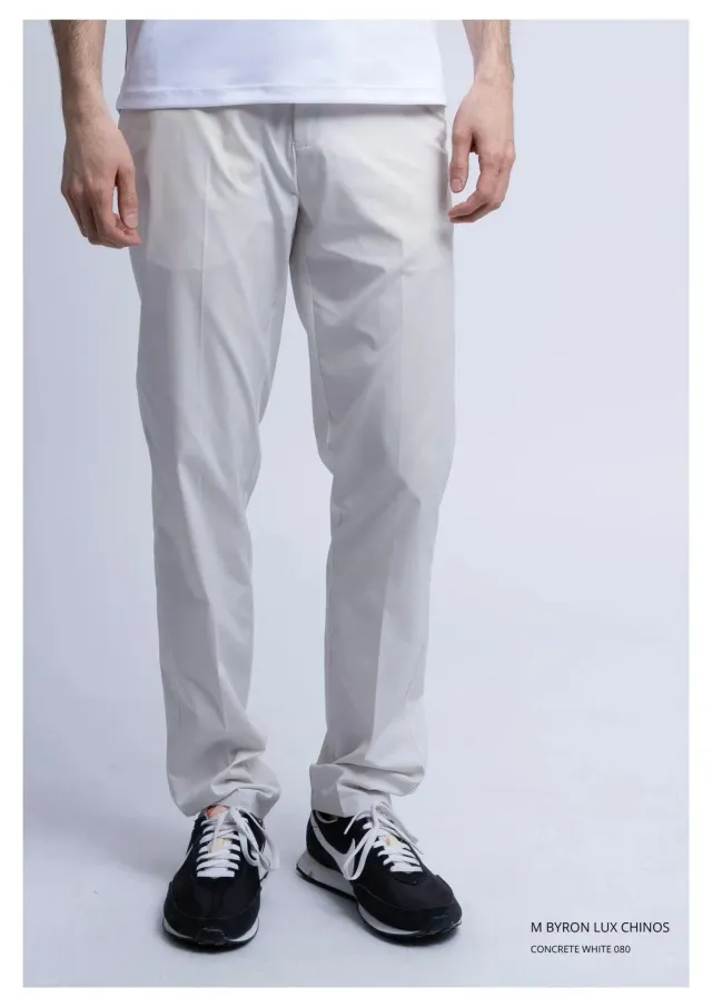 Cross Sportswear M Byron Lux Chinos chinos herr vit stretch