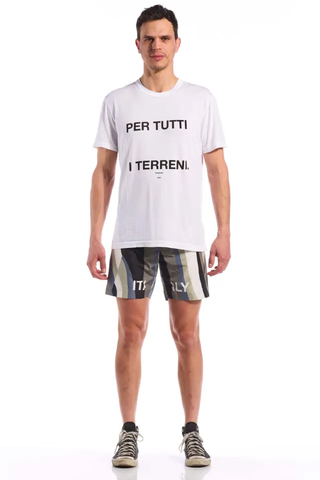 Giordana Per Tutti Tee t-shirt vit unisex