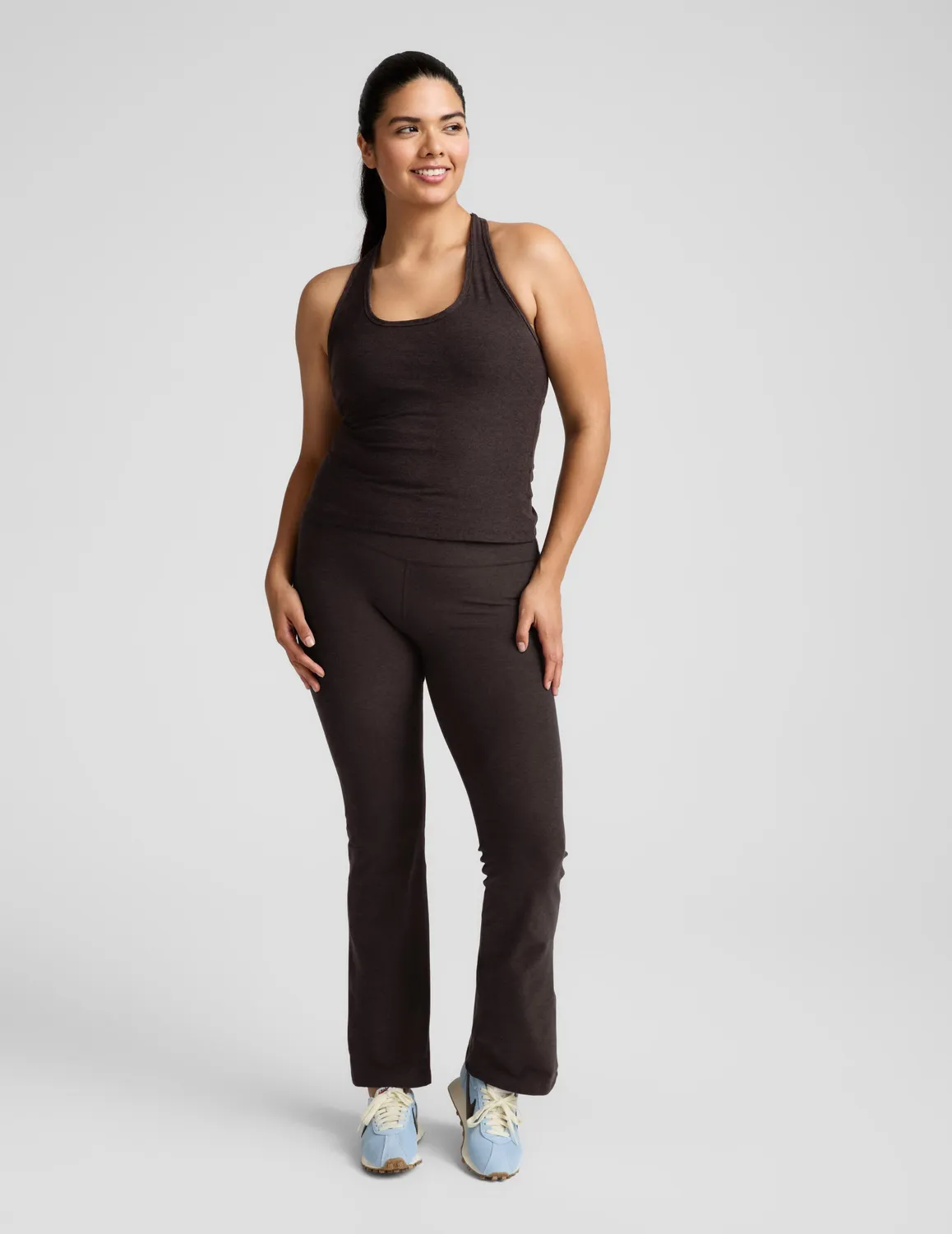 Beyond Yoga Spacedye Practice 31" Bootcut byxor Dark Chocolate