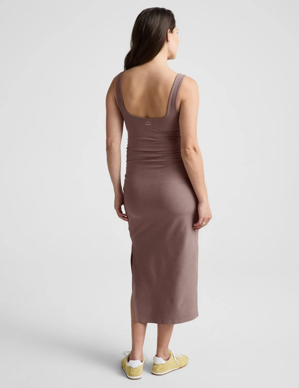 Beyond Yoga Spacedye Icon Maternity Dress gravidklänning beige