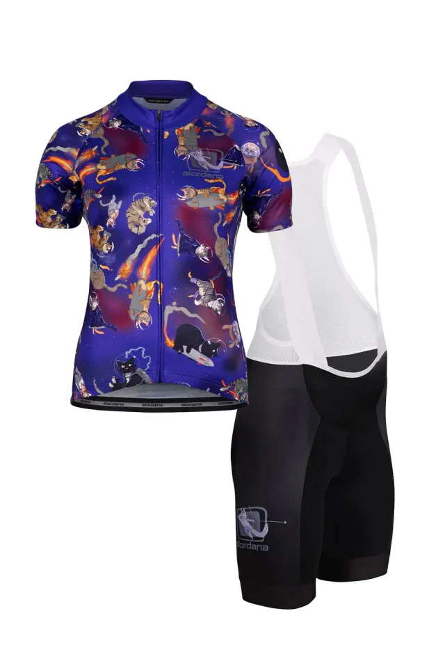 Giordana Vero Pro Catstronauts cykelkit dam 2-delar