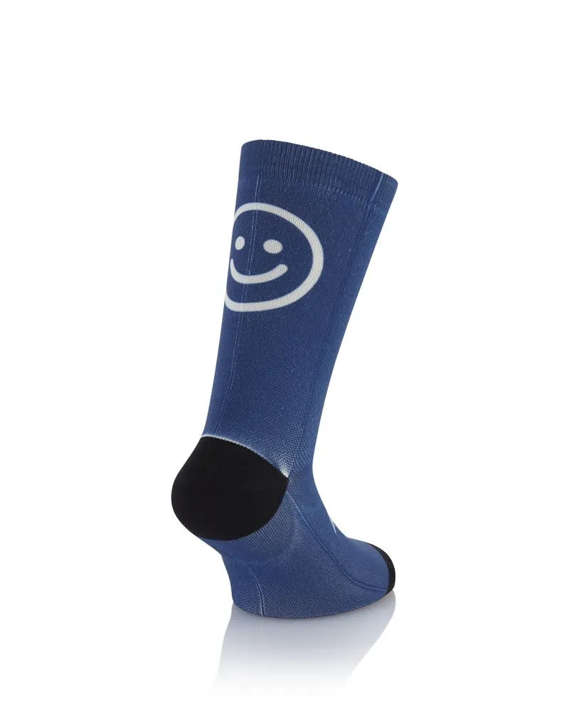 MB Wear Fun Smile Kids cykelstrumpor Blå 32/36 barn