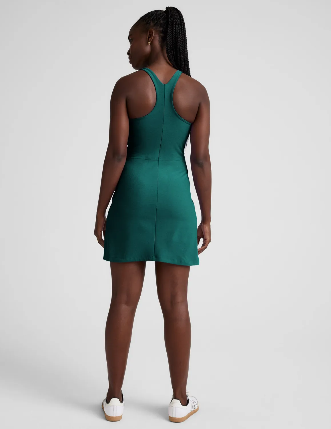 Beyond Yoga Spacedye Refocus Dress klänning Teal Sea Heather mjuk
