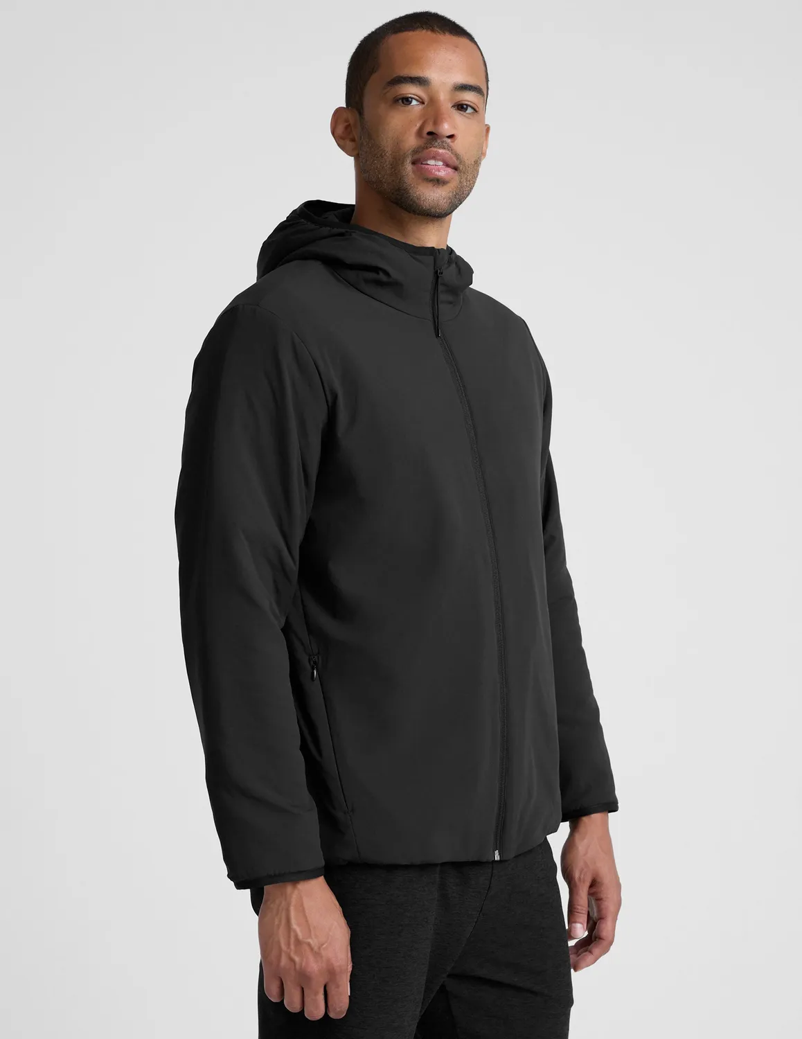 Beyond Yoga In Flight Insulated Hooded Jacket jacka Svart lätt