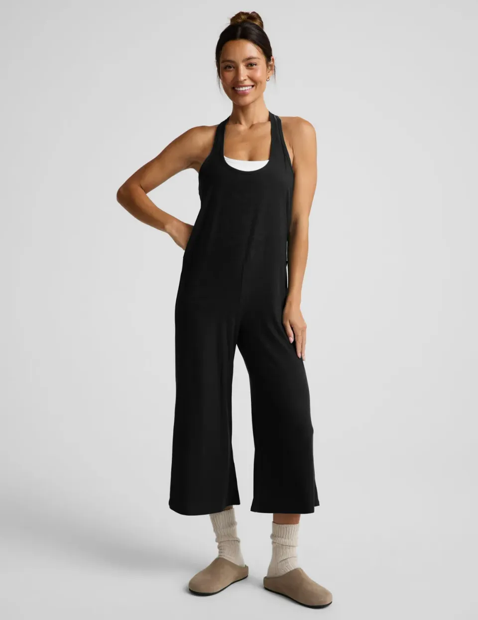 Beyond Yoga Featherweight Hang Loose Jumpsuit jumpsuit Darkest Night lös