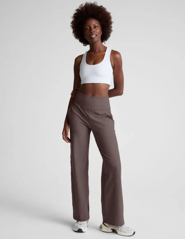 Beyond Yoga Spacedye Laid Back Wide Leg Pant 29" mjukisbyxor Woodland vida