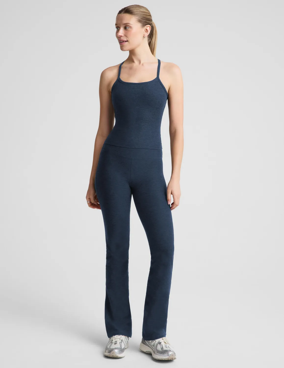 Beyond Yoga Spacedye Slim Racerback Midway Tank sportlinne Nocturnal Navy