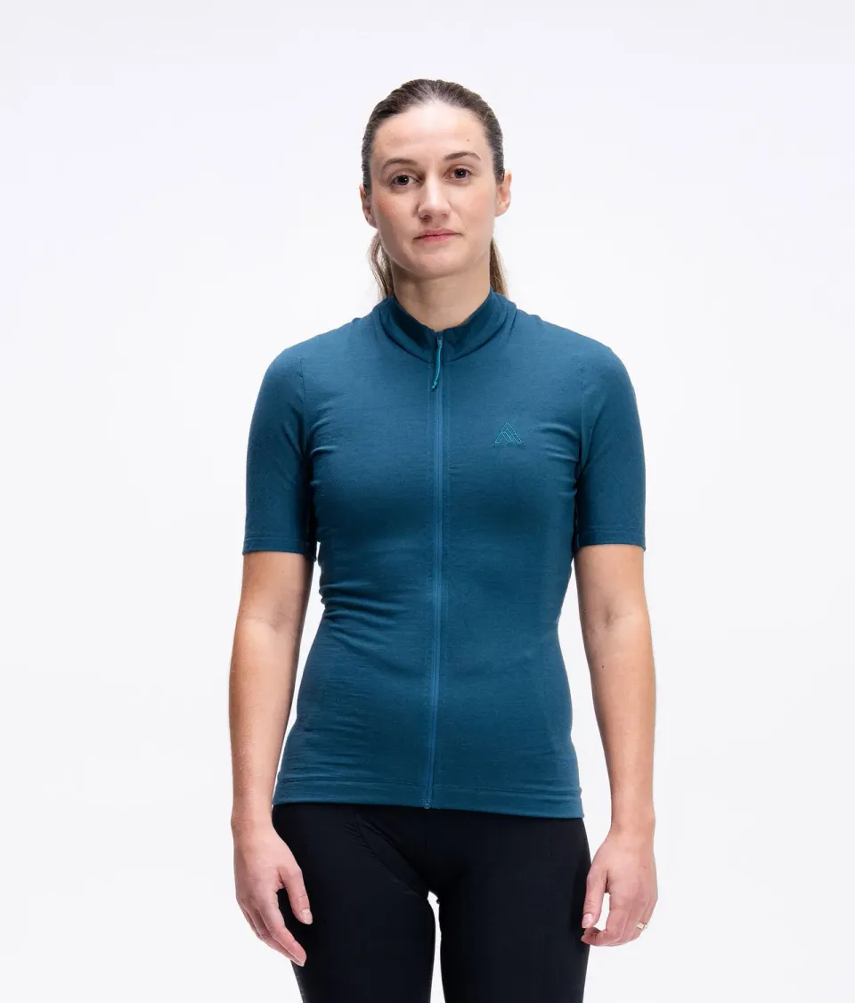 7MESH Ashlu Merino cykeltröja Toffee mjuk