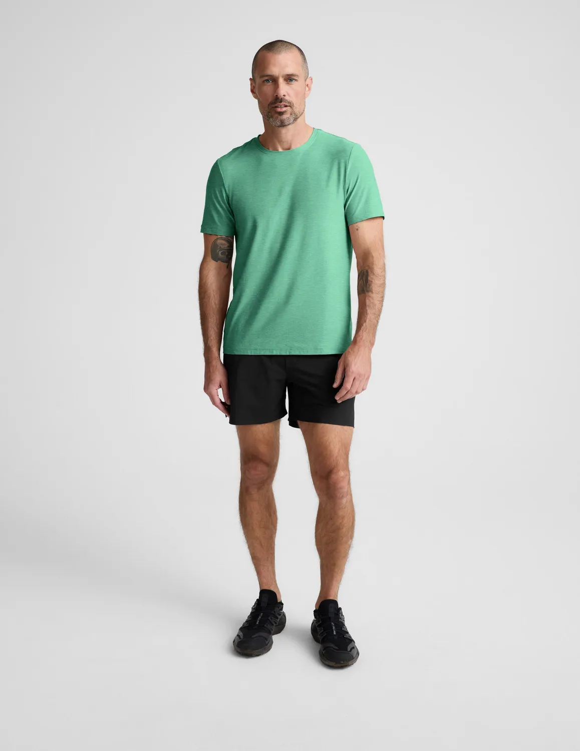Beyond Yoga Always Beyond Crew Tee 2.0 t-shirt emerald lätt