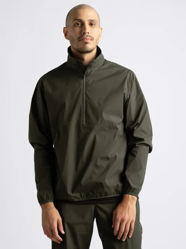Cross Sportswear Essex windbreaker mörkgrön M långärm