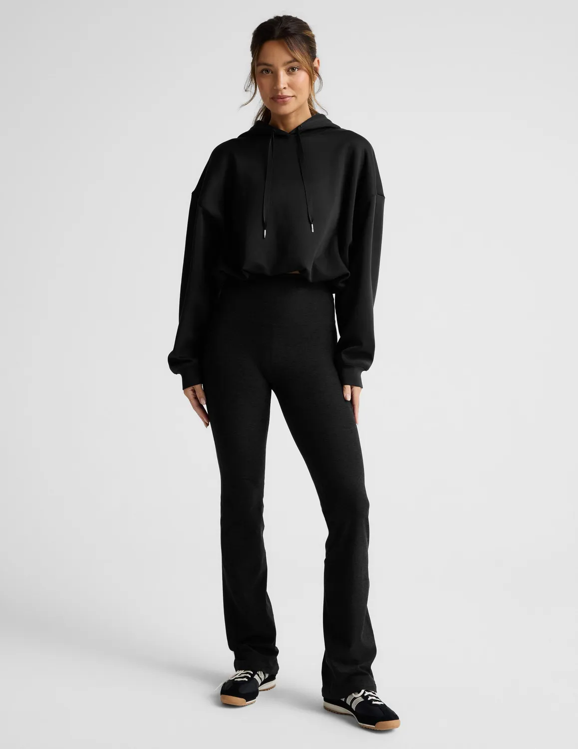Beyond Yoga In The Flow Hoodie hoodtröja Black mjuk