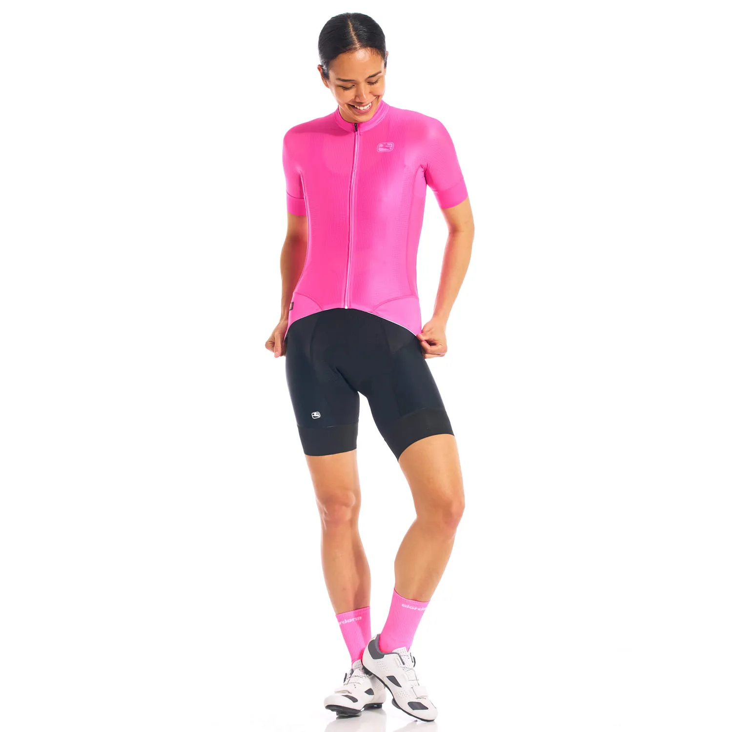 Giordana FR-C Tall Neon cykelstrumpor neongul hög