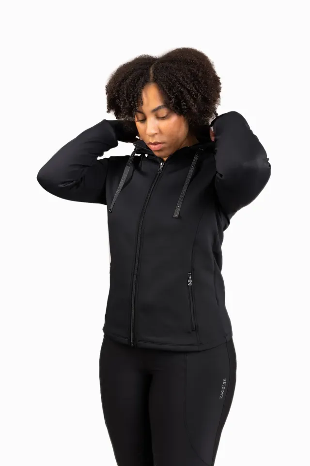 ZacZess Brooklyn Black hoodie plus L-2XL