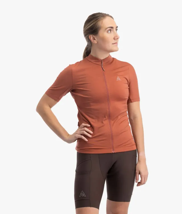 7MESH Ashlu Merino cykeltröja dam autumn rose