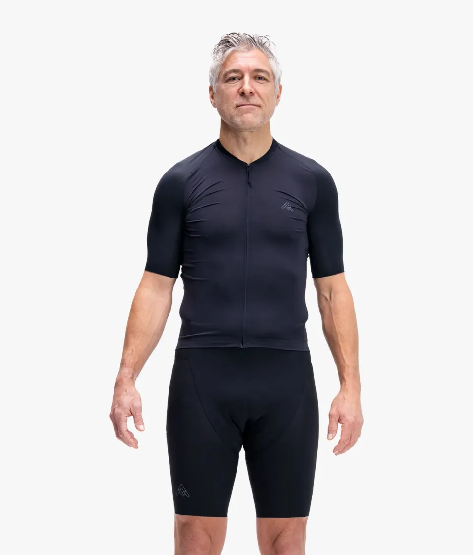 7MESH Pace Short Sleeve Jersey cykeltröja Black snabb