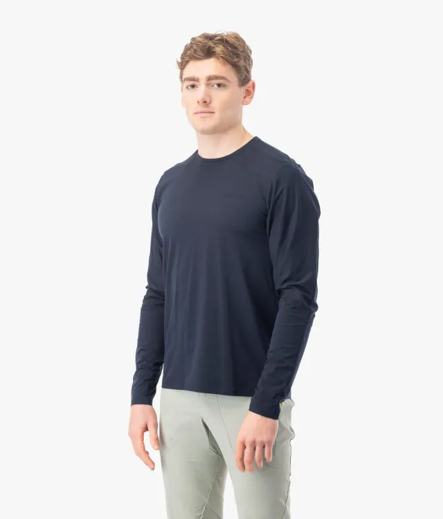7MESH Atlas Long Sleeve cykeltröja svart UPF 30+