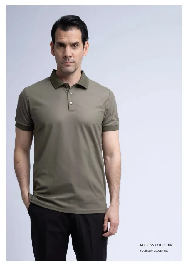 CROSS Brian Poloshirt piké herr grön klassisk