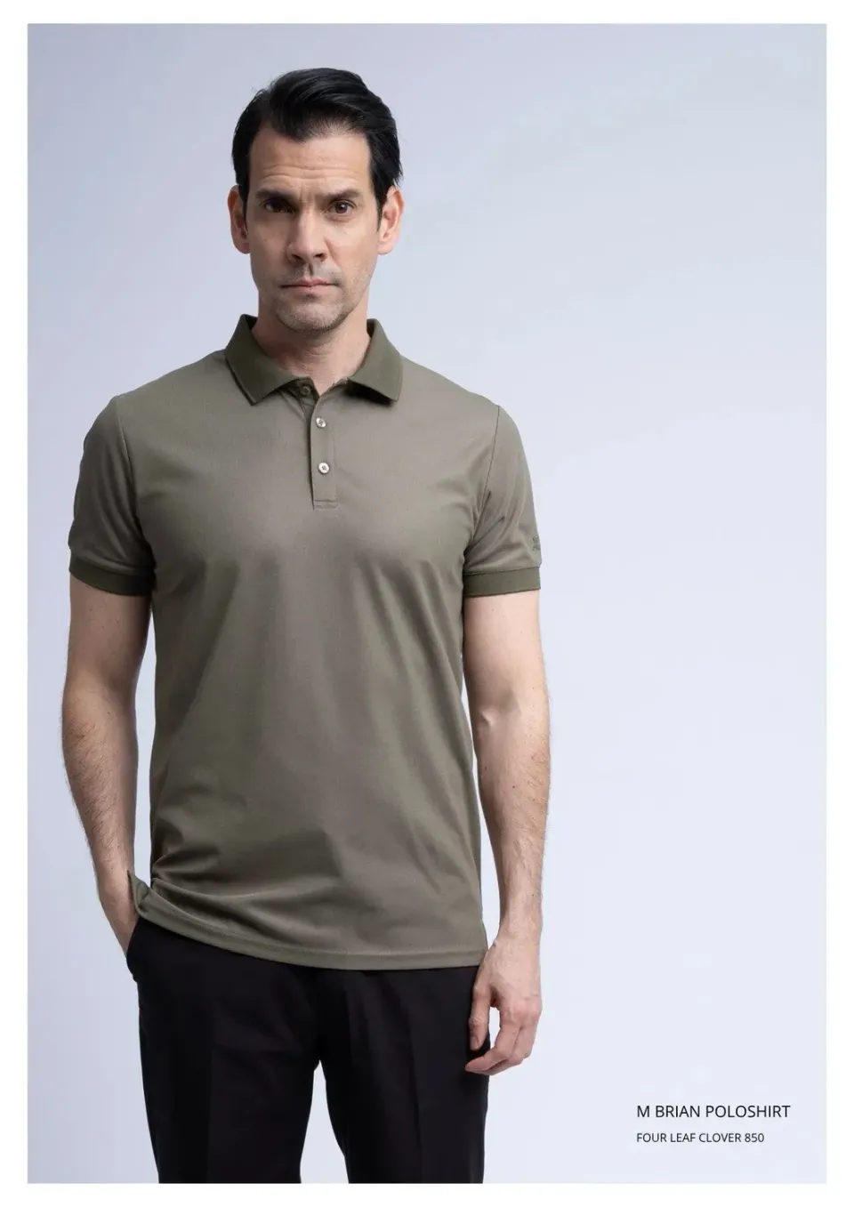 CROSS Brian Poloshirt piké herr grön klassisk