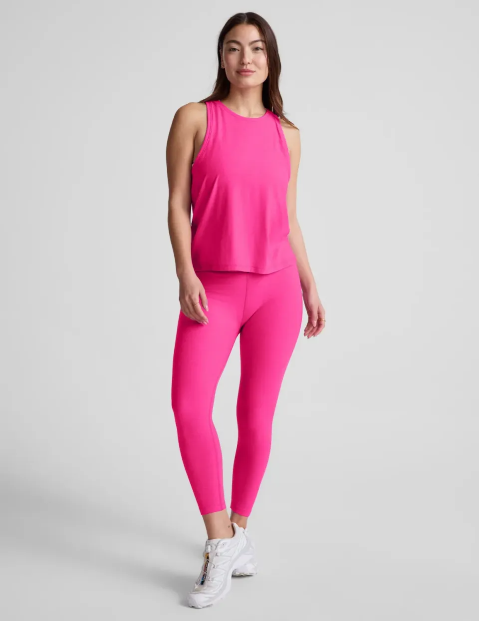 Beyond Yoga Featherweight Rebalance Linne Pink Glow sportigt