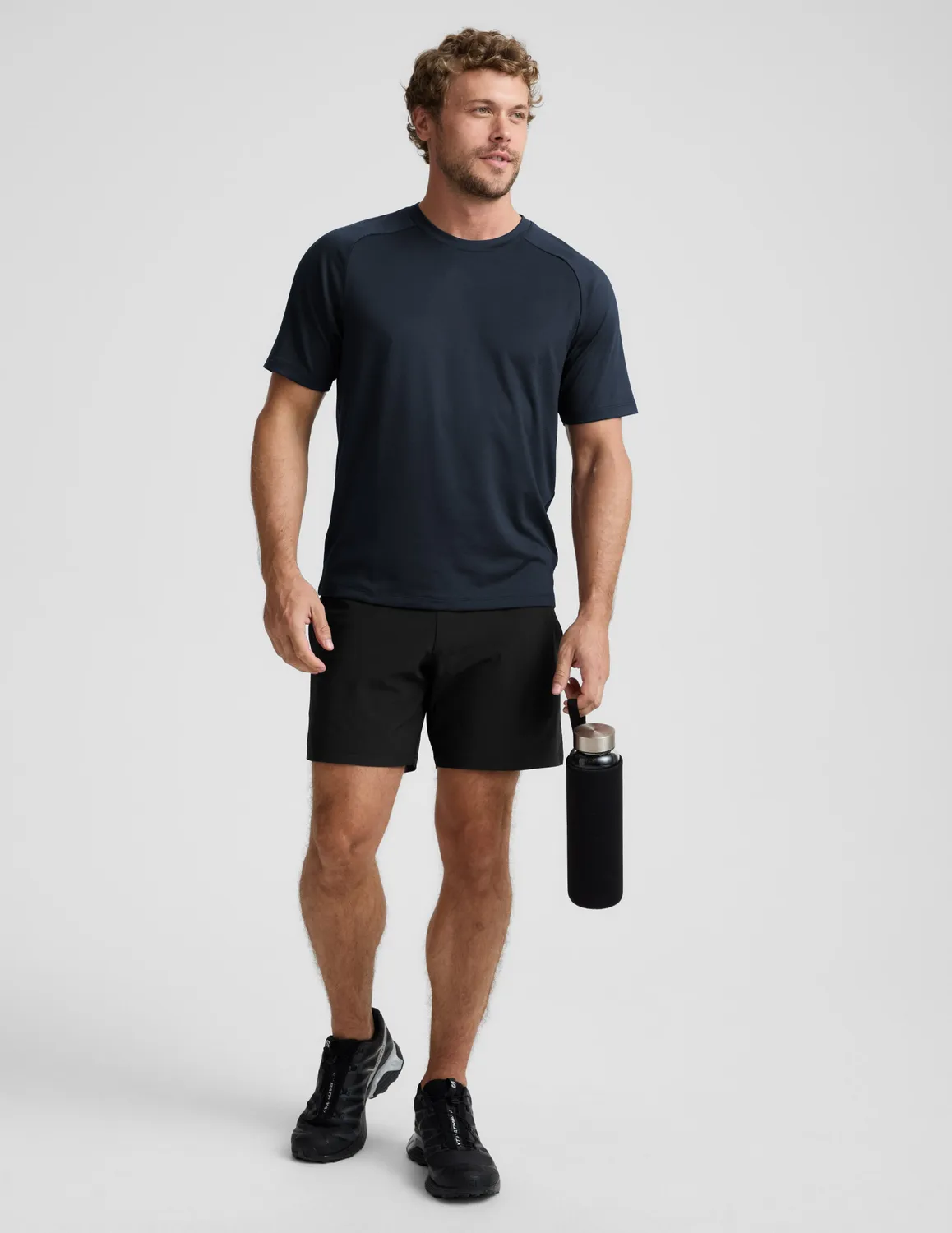 Beyond Yoga All In Active T-shirt Nocturnal Navy slim fit