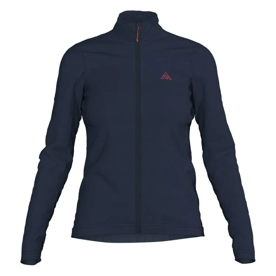 7MESH Seton långärmad cykeltröja dam Midnight Blue termisk