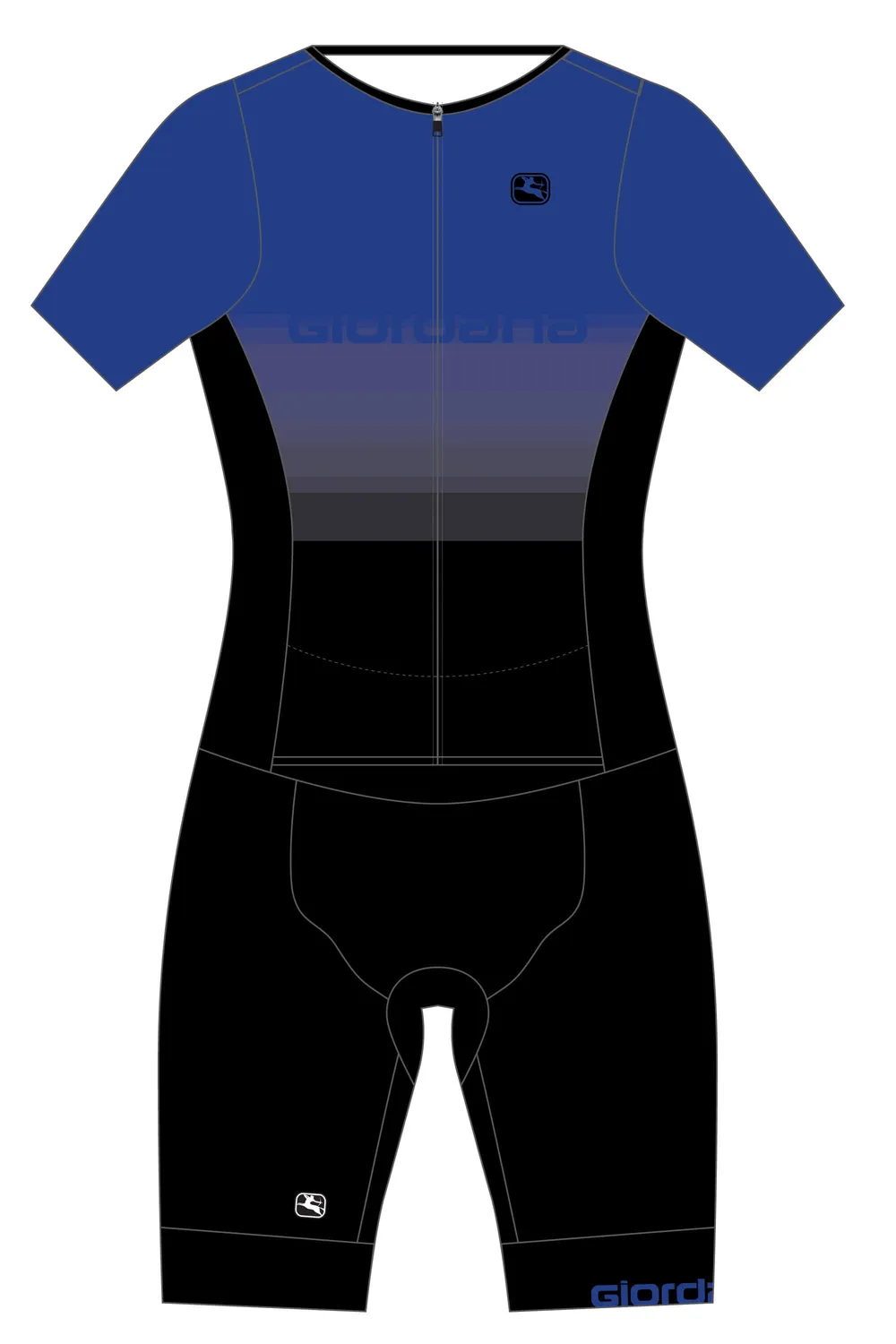 Giordana Vero Tri Doppio Suit triathlondräkt blå/svart