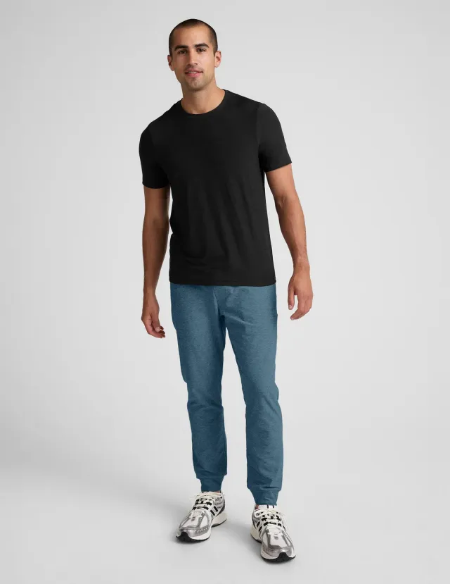 Beyond Yoga Spacedye Freefit Men's Jogger träningsbyxa Vintage Denim