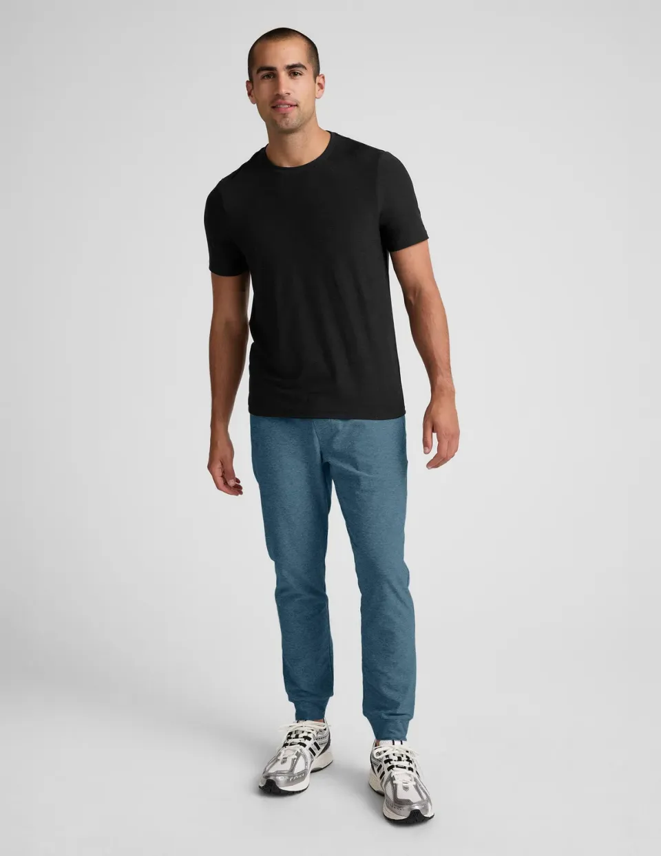 Beyond Yoga Spacedye Freefit Men's Jogger träningsbyxa Vintage Denim