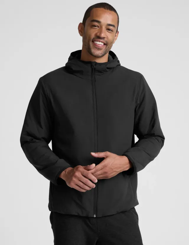 Beyond Yoga In Flight Insulated Hooded Jacket jacka Svart lätt