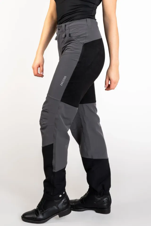 ZacZess Move Overpants överdragsbyxor grå stretch
